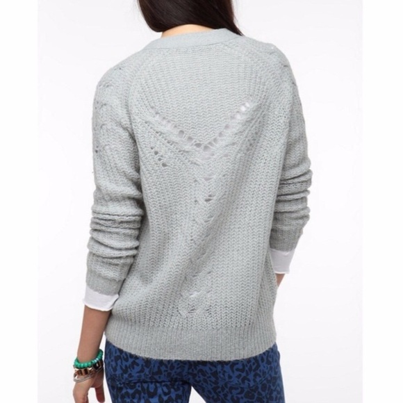 UO Kimchi Blue Back-Stitch Cardigan - Picture 1 of 6